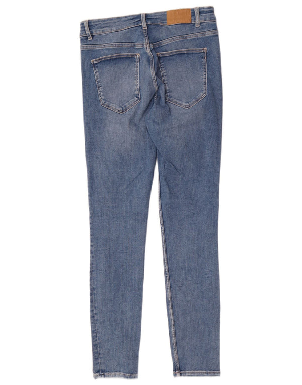 Женские джинсы скинни Zara EU 38, маленькие W28 L28, синие, хлопок