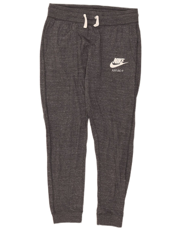 Женские спортивные брюки Nike Joggers UK 14, хлопок среднего серого цвета с крапинками