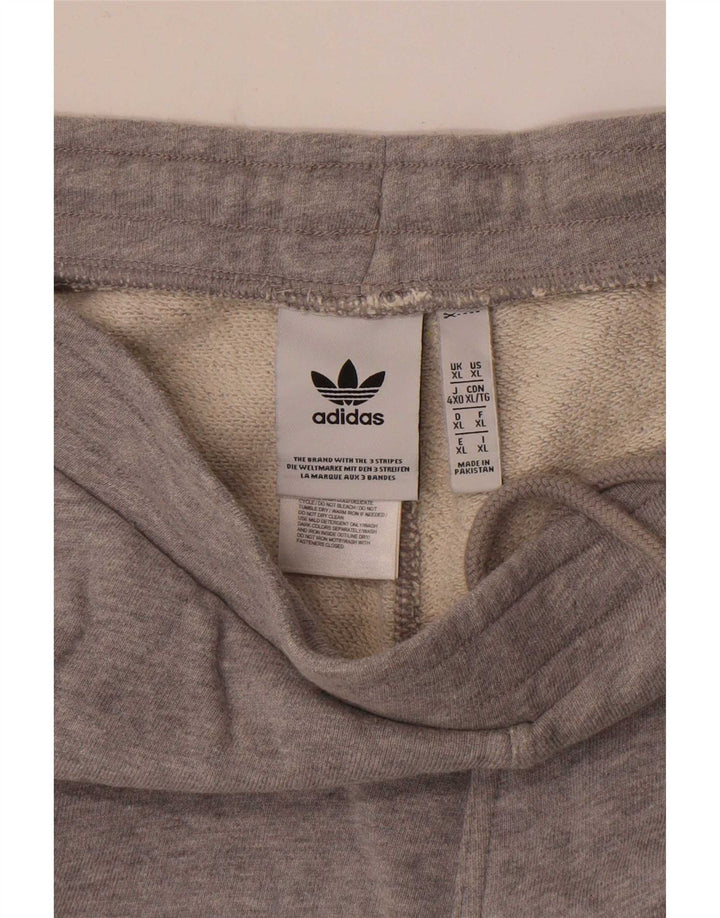 Мужские спортивные шорты Adidas XL серые, хлопок