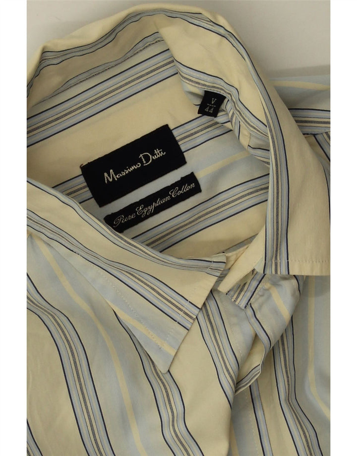 Рубашка Мужская Massimo Dutti EU 44 XS Желтая Полосатая