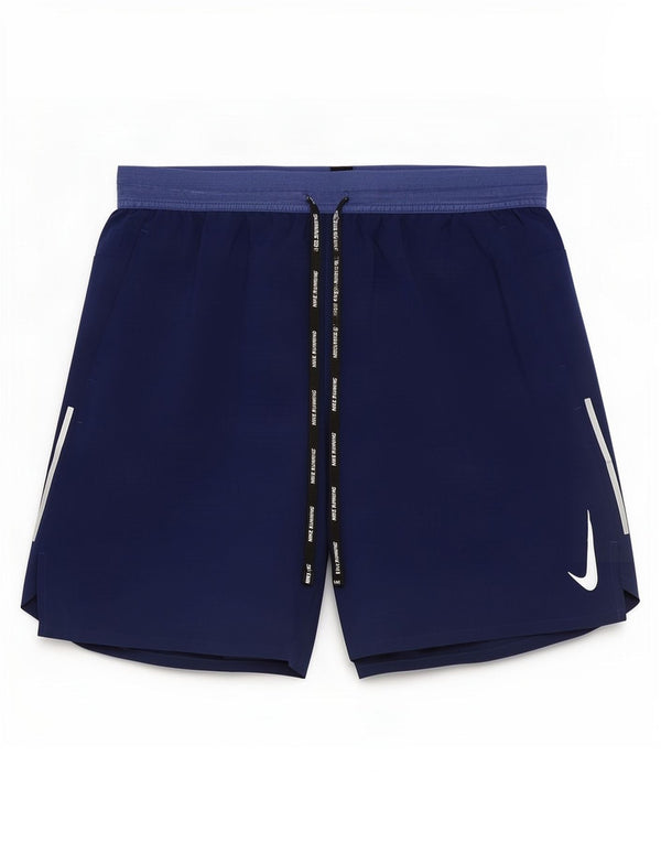 Мужские спортивные шорты Nike Dri Fit, маленькие темно-синие, полиэстер с цветными блоками