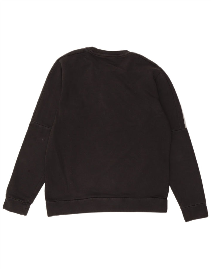 Мужской свитер Adidas, маленький черный хлопковый джемпер