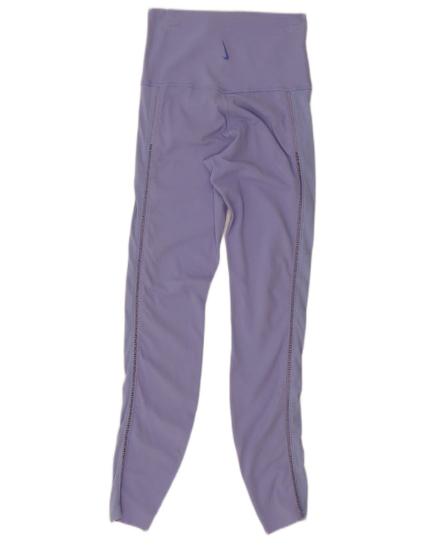 Женские леггинсы Nike Dri Fit UK 4 XS, фиолетовый нейлон