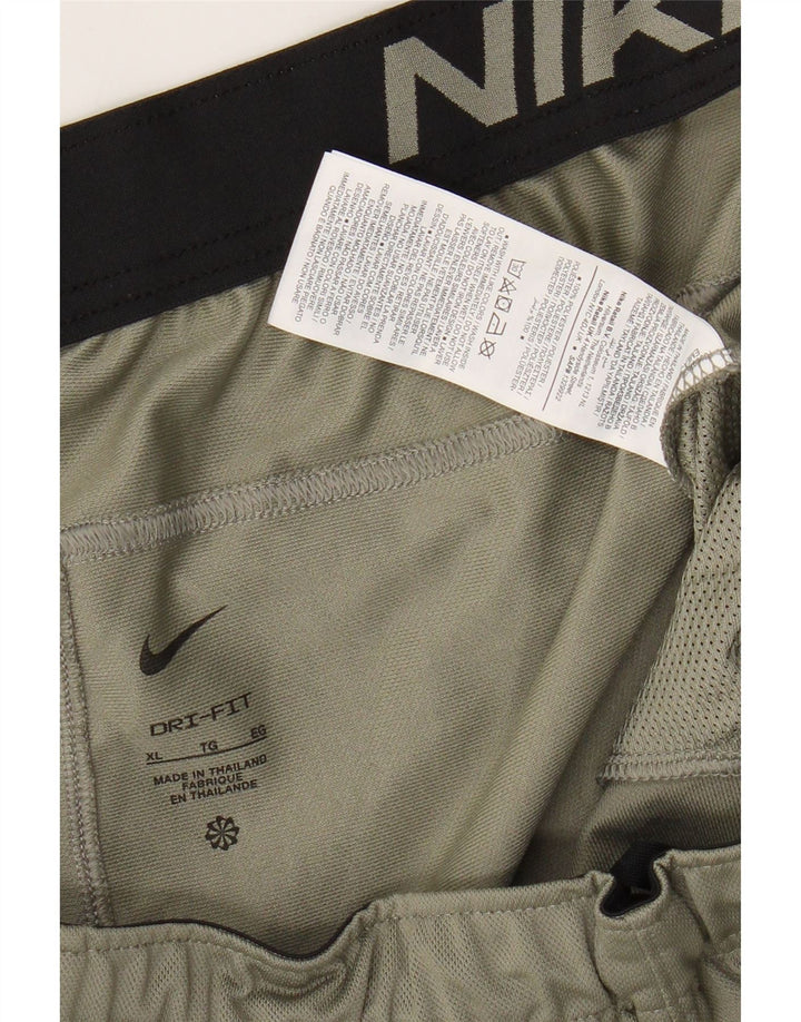 Мужские спортивные шорты Nike Dri Fit XL, хаки, полиэстер