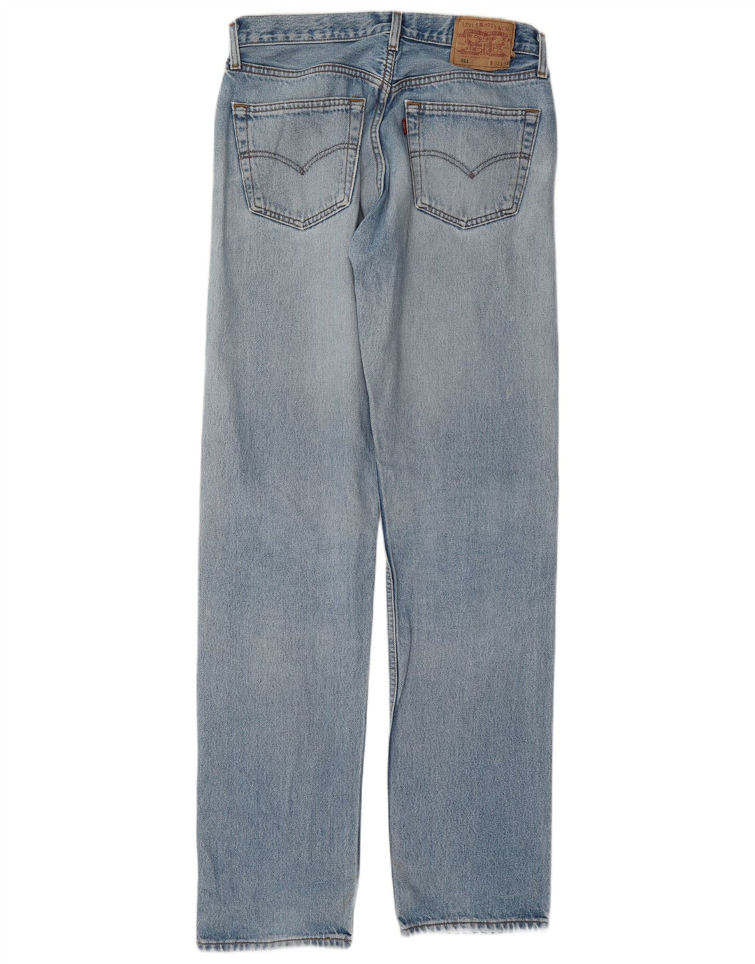 Мужские прямые джинсы Levi's 501 W33 L36 синие, хлопок