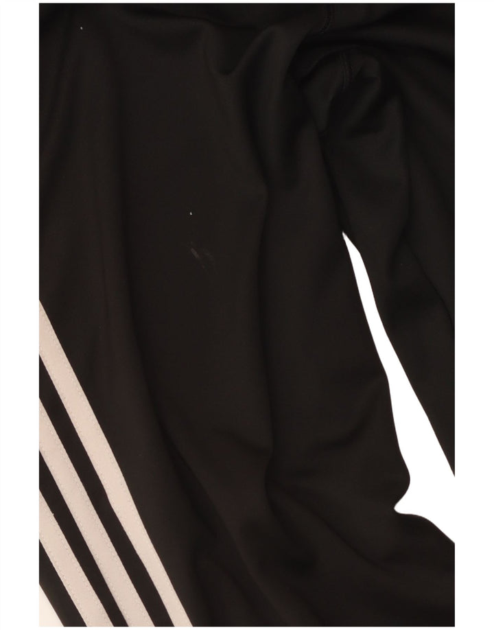 Женские леггинсы-капри Adidas Climalite UK 12/14, средний черный полиэстер