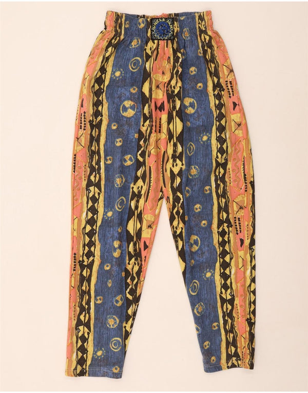 Женские брюки с высокой талией Uncle Sam, маленькие W27 L29, разноцветный хлопок