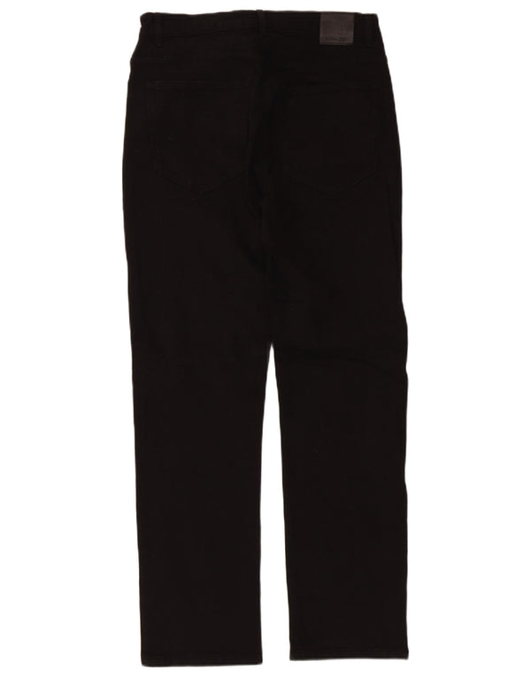 Женские прямые джинсы Massimo Dutti EU 38 Small W28 L27, черный хлопок