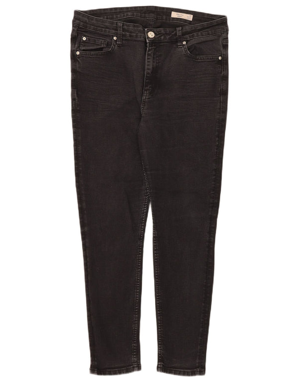 Женские джинсы скинни Marks & Spencer The Ivy UK 16, большие W34 L28, черные