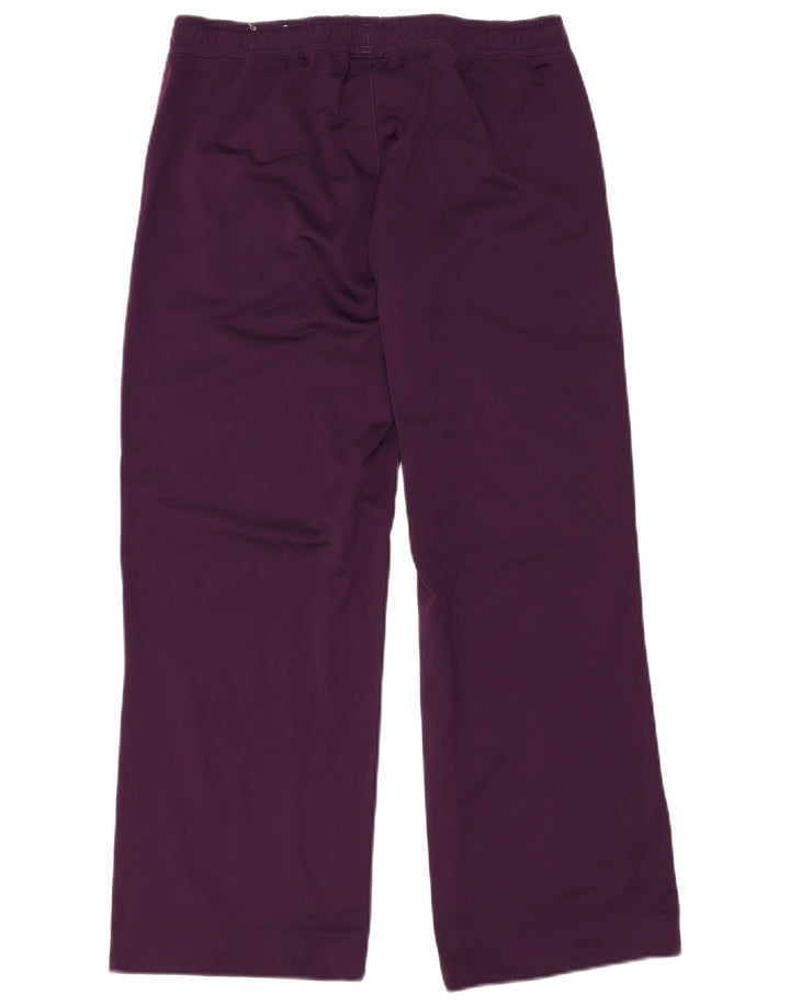 PUMA Womens Tracksuit Trousers UK 14 Medium Purple Polyester