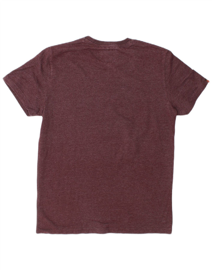Мужская футболка с рисунком Superdry Top XL Бордовый полиэстер