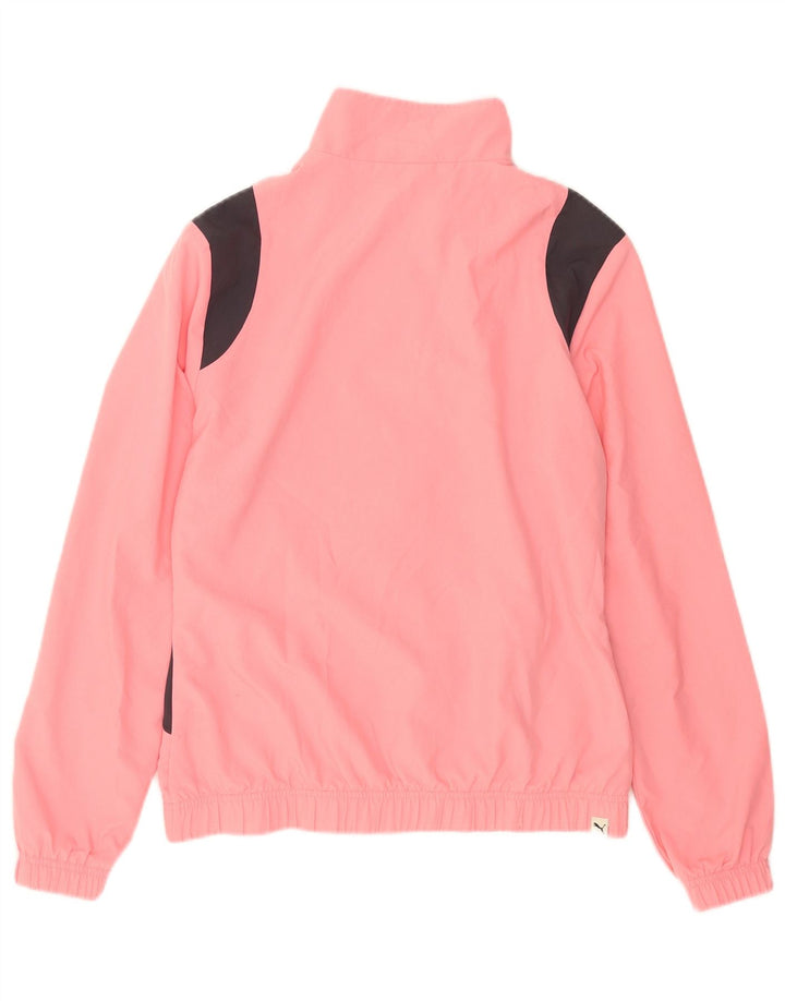 Женский спортивный костюм Puma UK 14, средний розовый полиэстер с цветными блоками