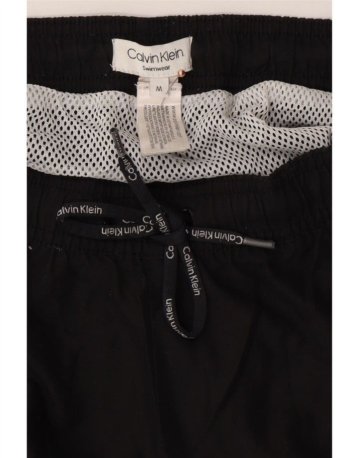 Мужские шорты для плавания CALVIN KLEIN с рисунком, средний черный, полиэстер