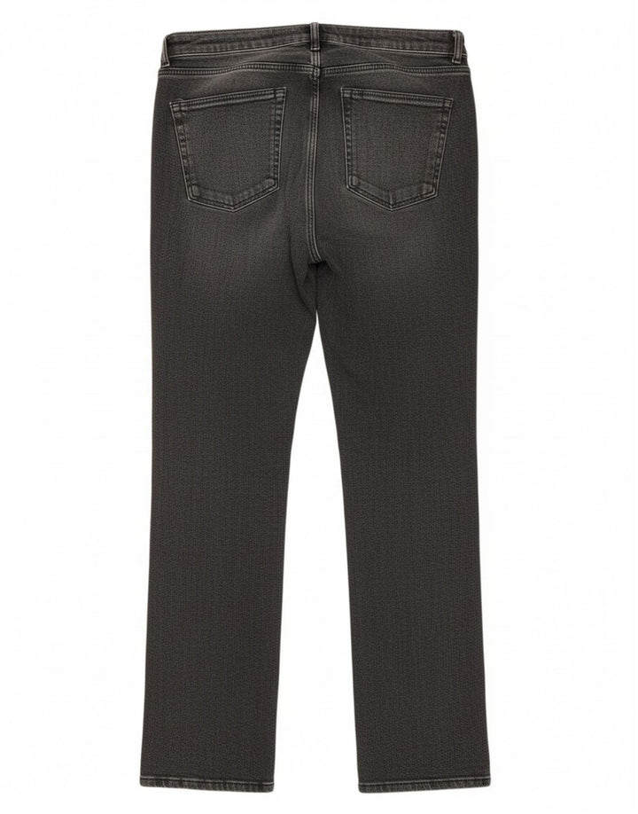 ZARA Womens Straight Jeans EU 42 Large W32 L30 Grey