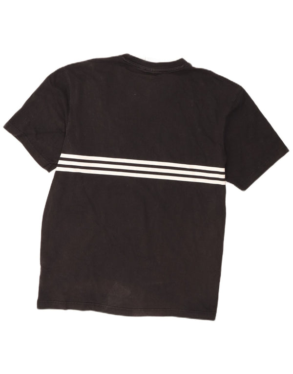 Мужская футболка с рисунком Adidas Top Medium Black Cotton