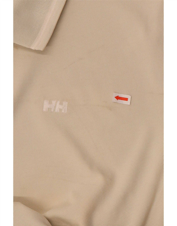 Мужская рубашка-поло Helly Hansen, большая бежевая