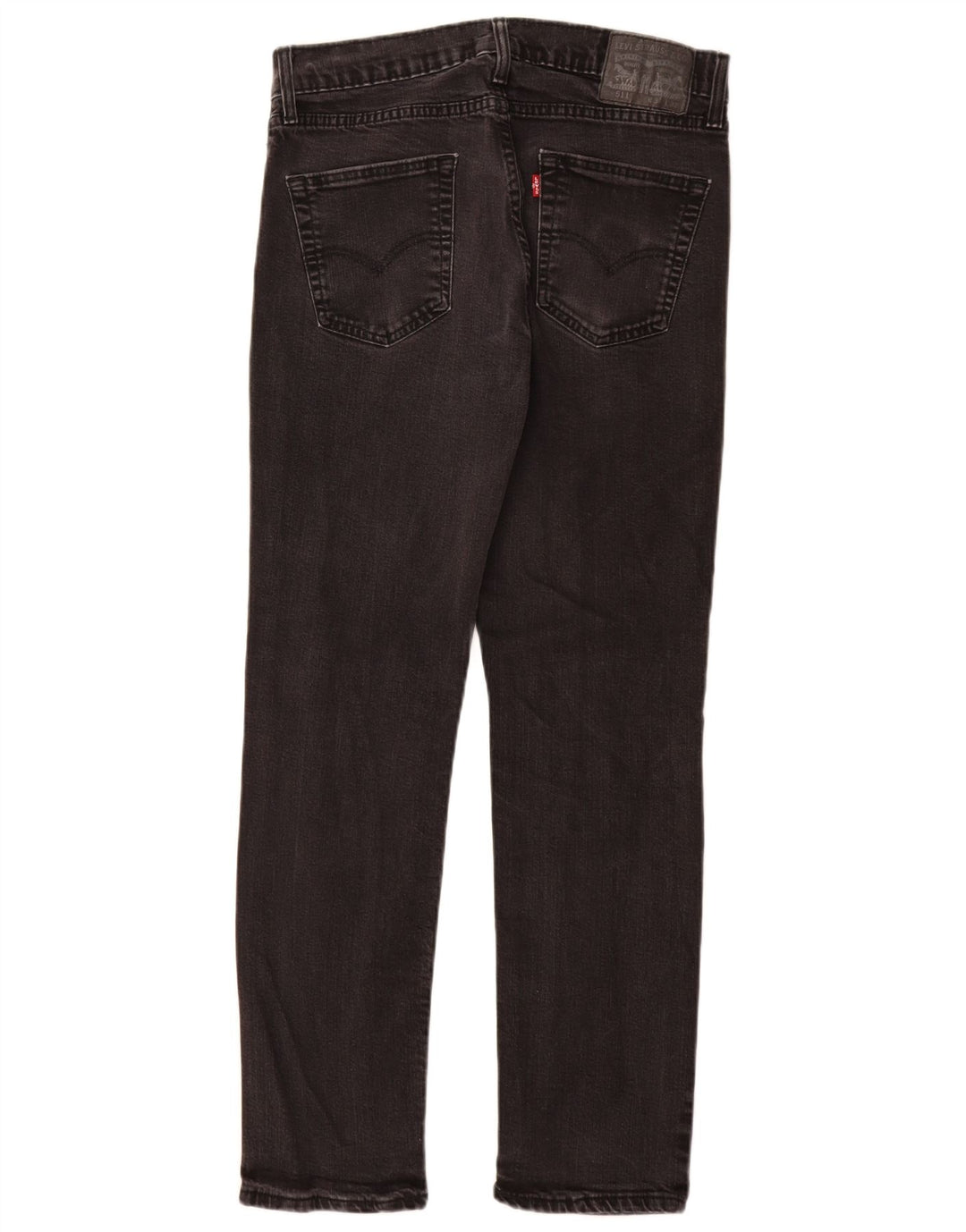 Мужские джинсы Levi's 511 с потертостями W34 L32, черный хлопок