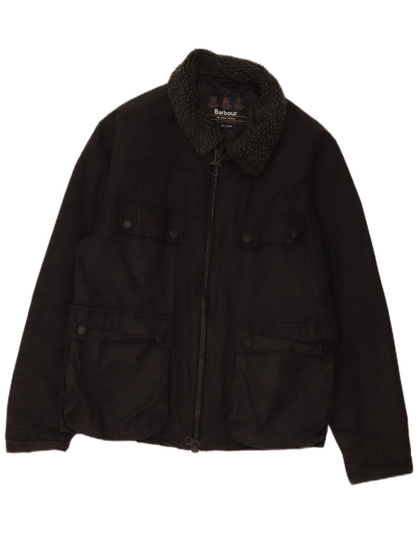 Мужская куртка Barbour из шерпа UK 44 2XL, черный хлопок
