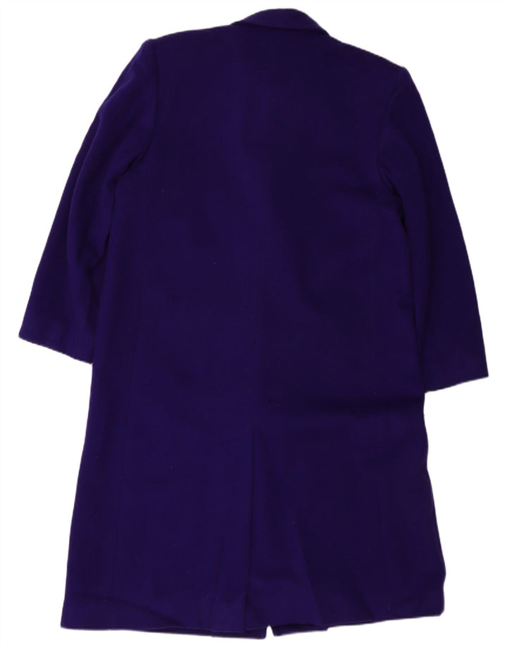 Женское пальто LONDON FOG US 16 2XL синее из натуральной шерсти