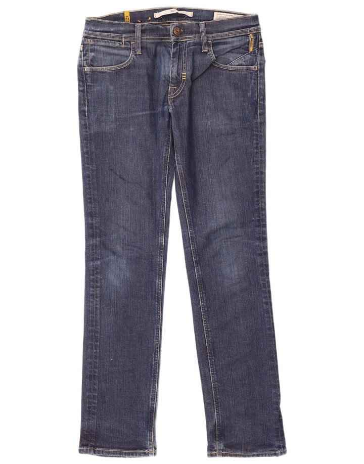 Женские джинсы скинни MELTIN' POT Maner с низкой талией W31 L32, синий хлопок