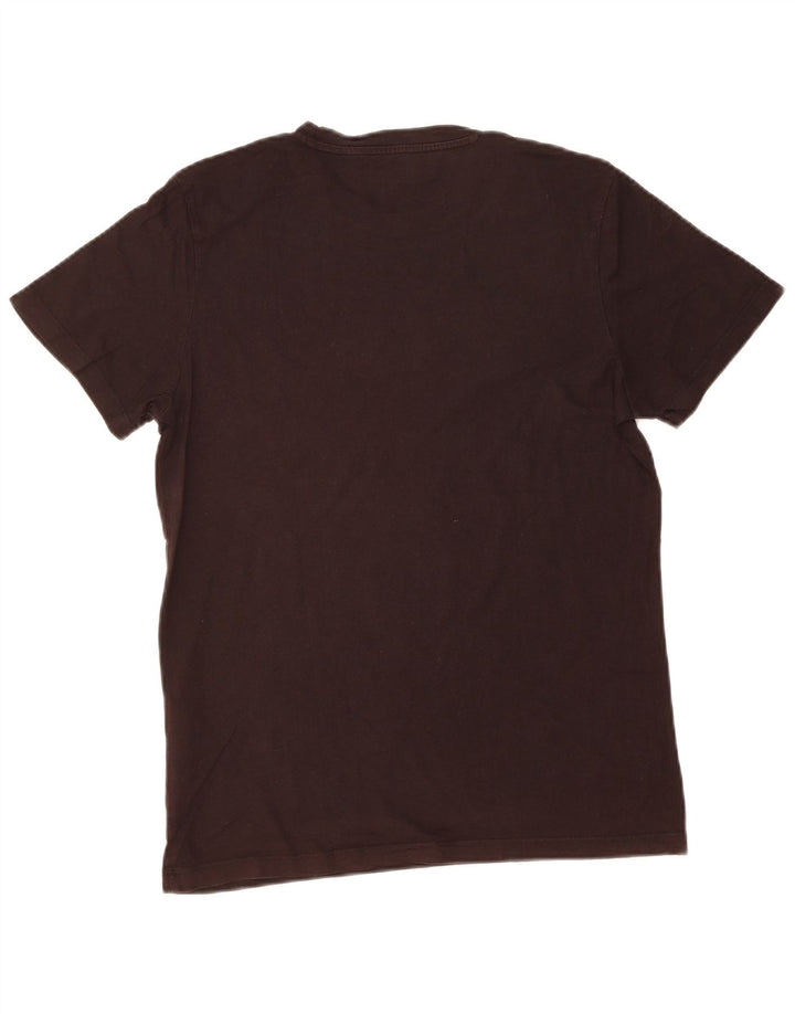 JACK & JONES Mens Graphic T-Shirt Top Small Black Cotton