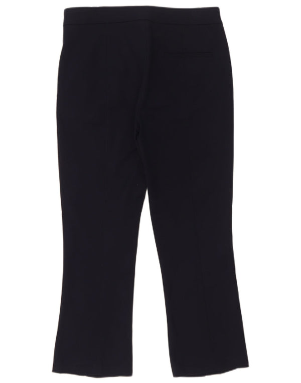 Женские брюки чинос Zara Bootcut, маленькие W29 L26, темно-синие