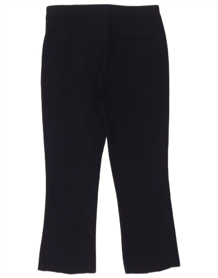 Женские брюки чинос Zara Bootcut, маленькие W29 L26, темно-синие