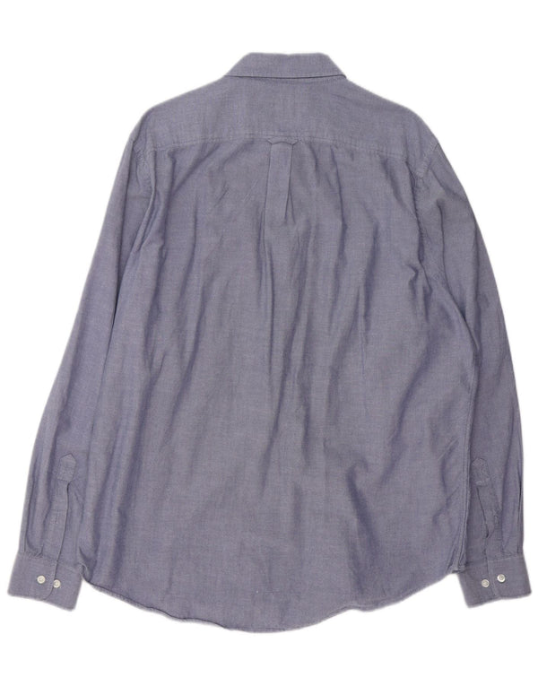 TIMBERLAND Мужская рубашка стандартного кроя XL, синяя, хлопок