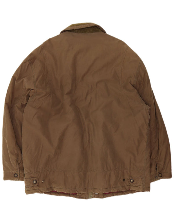 Мужская куртка свободного кроя Roy Rogers UK 40, большая коричневая, хлопок