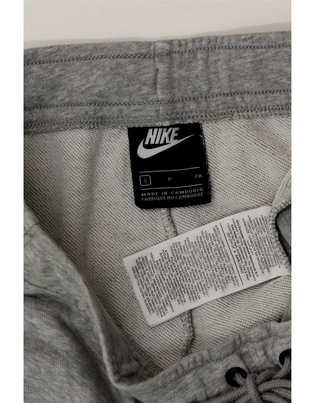 Женские спортивные шорты Nike UK 10, маленькие серые, хлопок