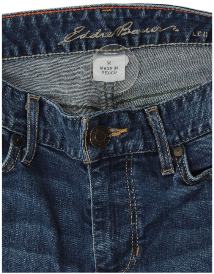 Женские джинсы Eddie Bauer Curvy Bootcut США 6, средние W28 L30, синие, хлопок