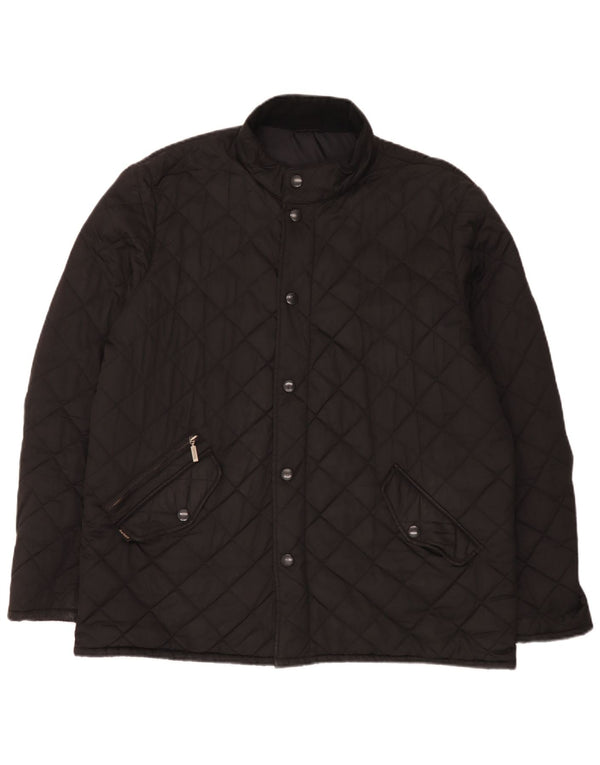 Мужская стеганая куртка Barbour UK 42 XL, черный полиэстер