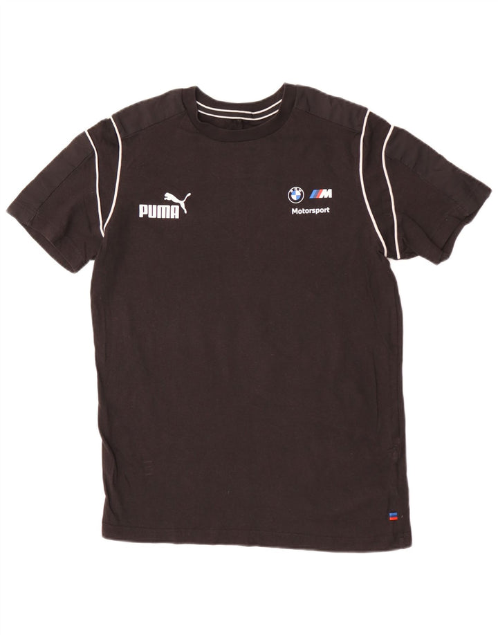 Мужская футболка Puma, маленький черный хлопок
