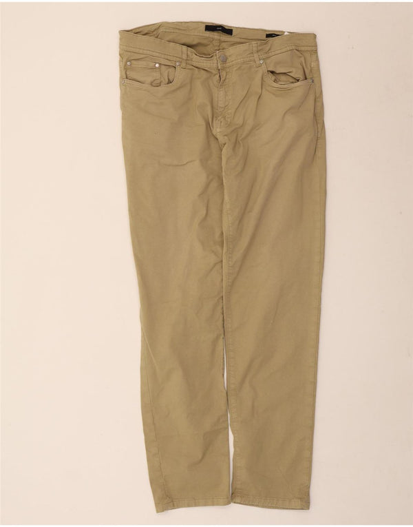 LIU JO Мужские повседневные брюки узкого кроя IT 54 2XL W42 L31 Бежевый хлопок