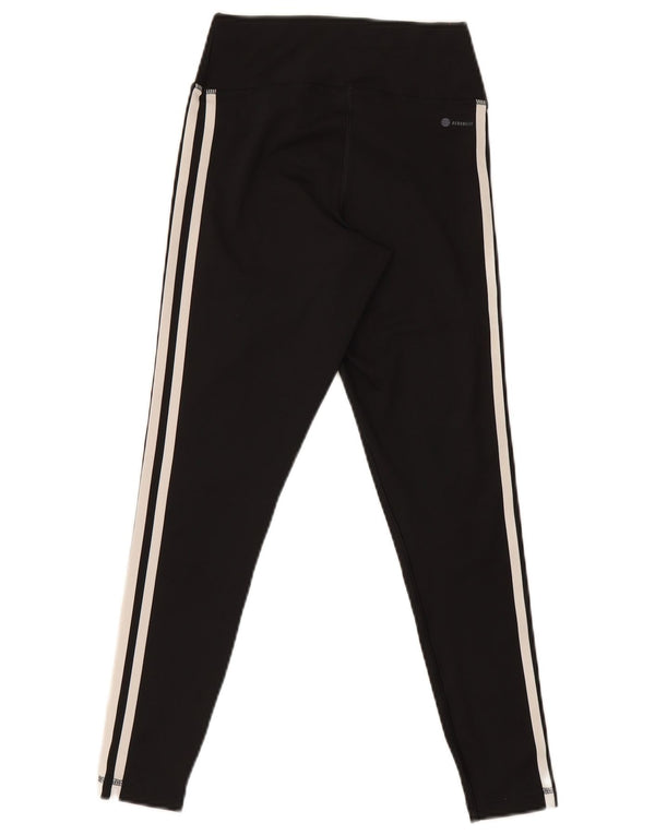 Женские леггинсы Adidas Aeroready UK 8/10, маленький черный полиэстер