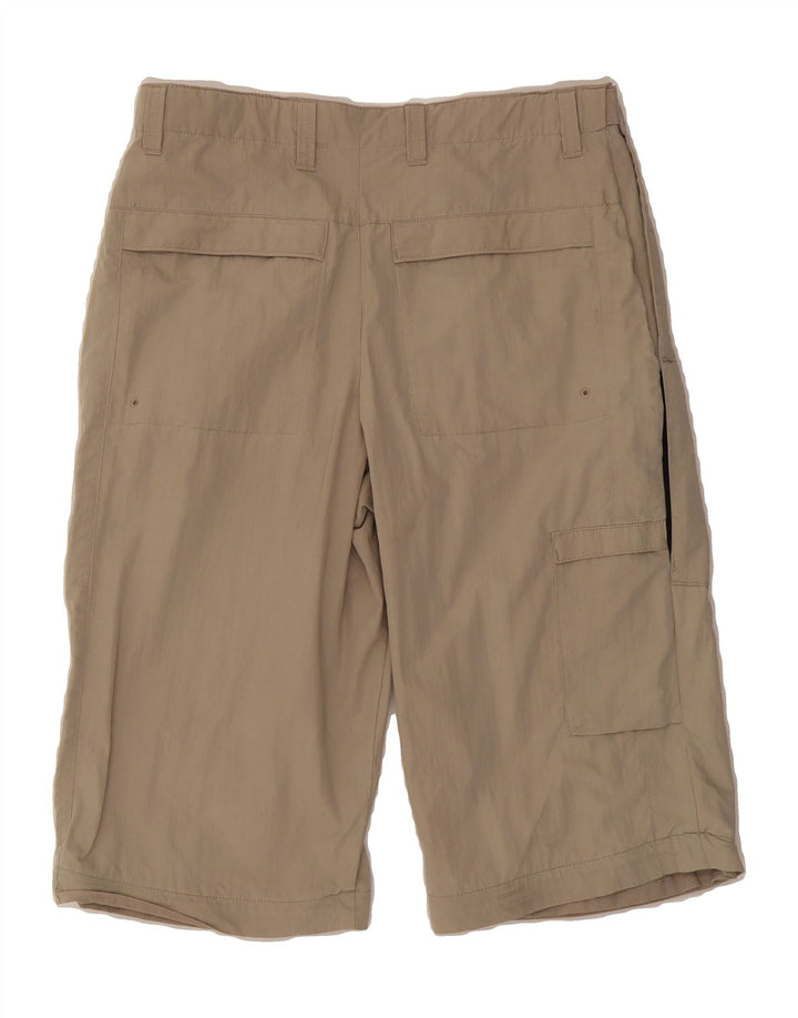 MARKS & SPENCER Mens Cargo Shorts W32 Medium Beige Cotton Vintage Marks & Spencer and Second-Hand Marks & Spencer from Messina Hembry 