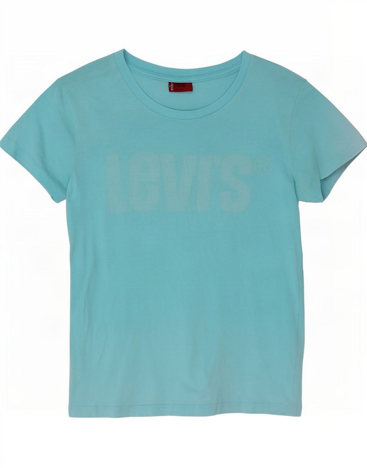 Женская футболка с рисунком Levi's Top UK 12, средний синий