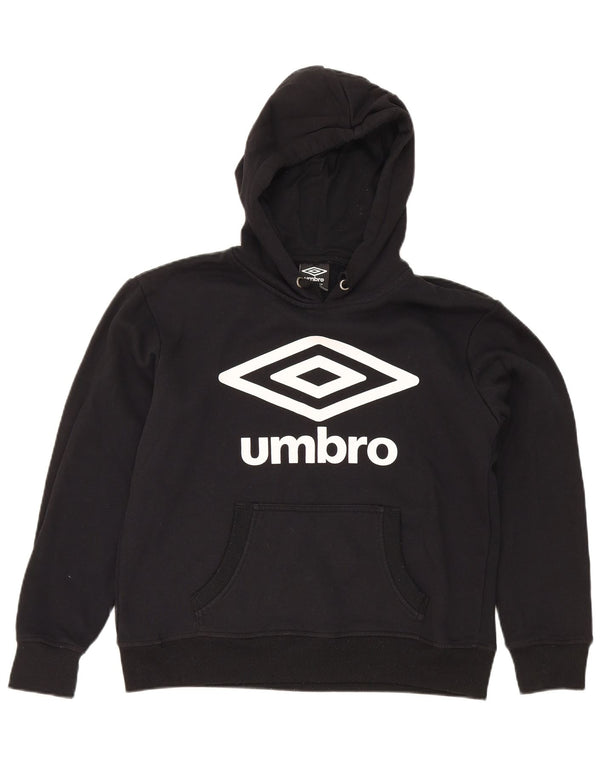 Женский джемпер с капюшоном Umbro UK 14, средний черный, хлопок