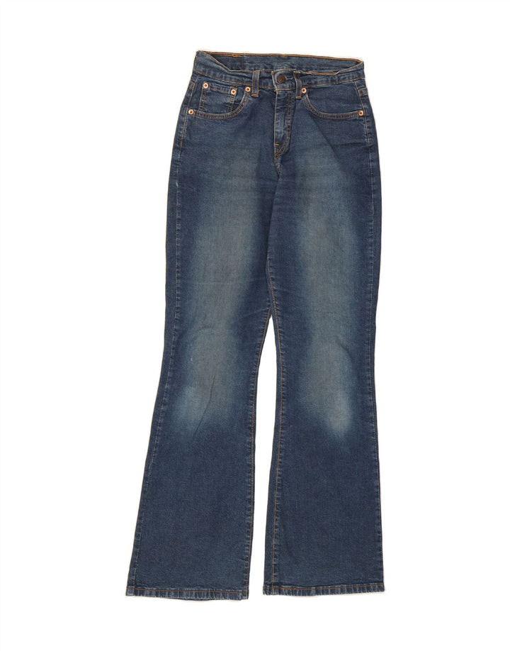 LEVI'S Womens 584 Bootcut Jeans W28 L32 Navy Blue Vintage Levi's and Second-Hand Levi's from Messina Hembry 