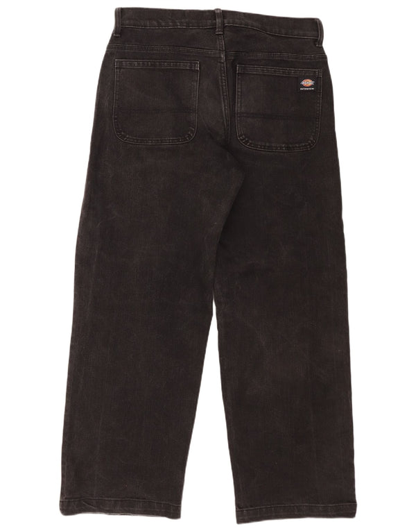 Мужские свободные джинсы Dickies для скейтбординга W33 L32, черный хлопок