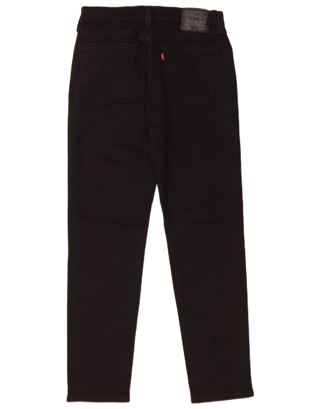 Мужские джинсы LEVI'S 531 Slim W32 L32, черный хлопок