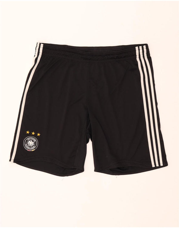 Мужские спортивные шорты ADIDAS Deutscher Fussball Bund, большие черные