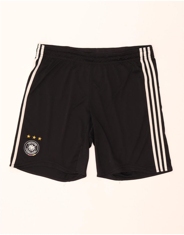 Мужские спортивные шорты ADIDAS Deutscher Fussball Bund, большие черные