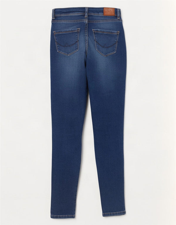 Женские джинсы скинни Superdry Sophia W26 L32, темно-синий, хлопок