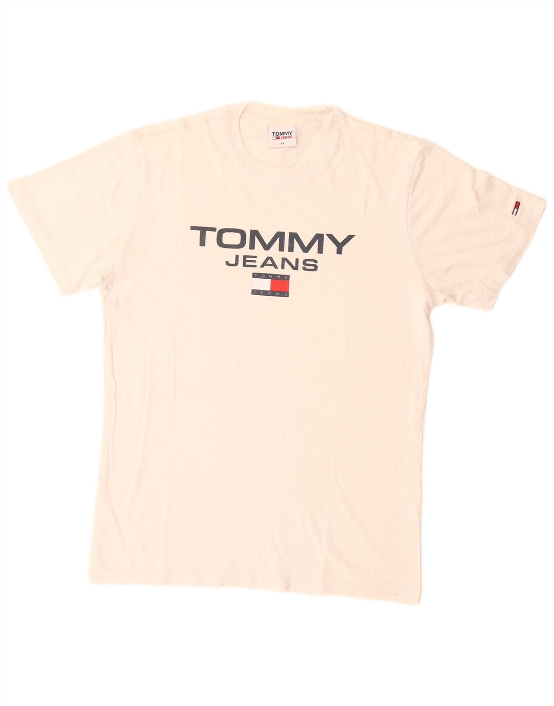 Tommy Hilfiger Мужская футболка с рисунком Top XS Белый