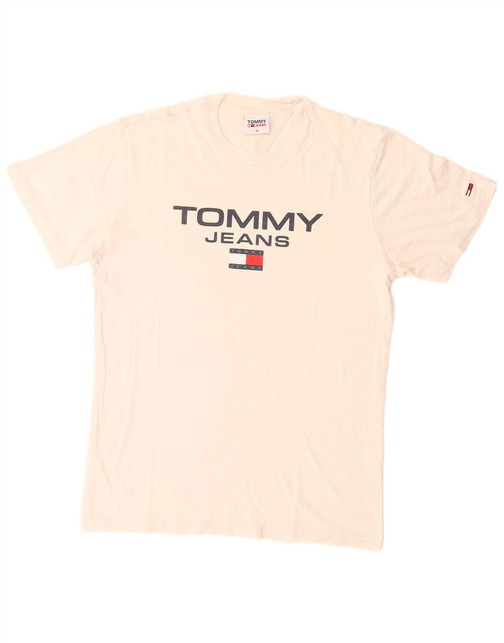 Tommy Hilfiger Мужская футболка с рисунком Top XS Белый