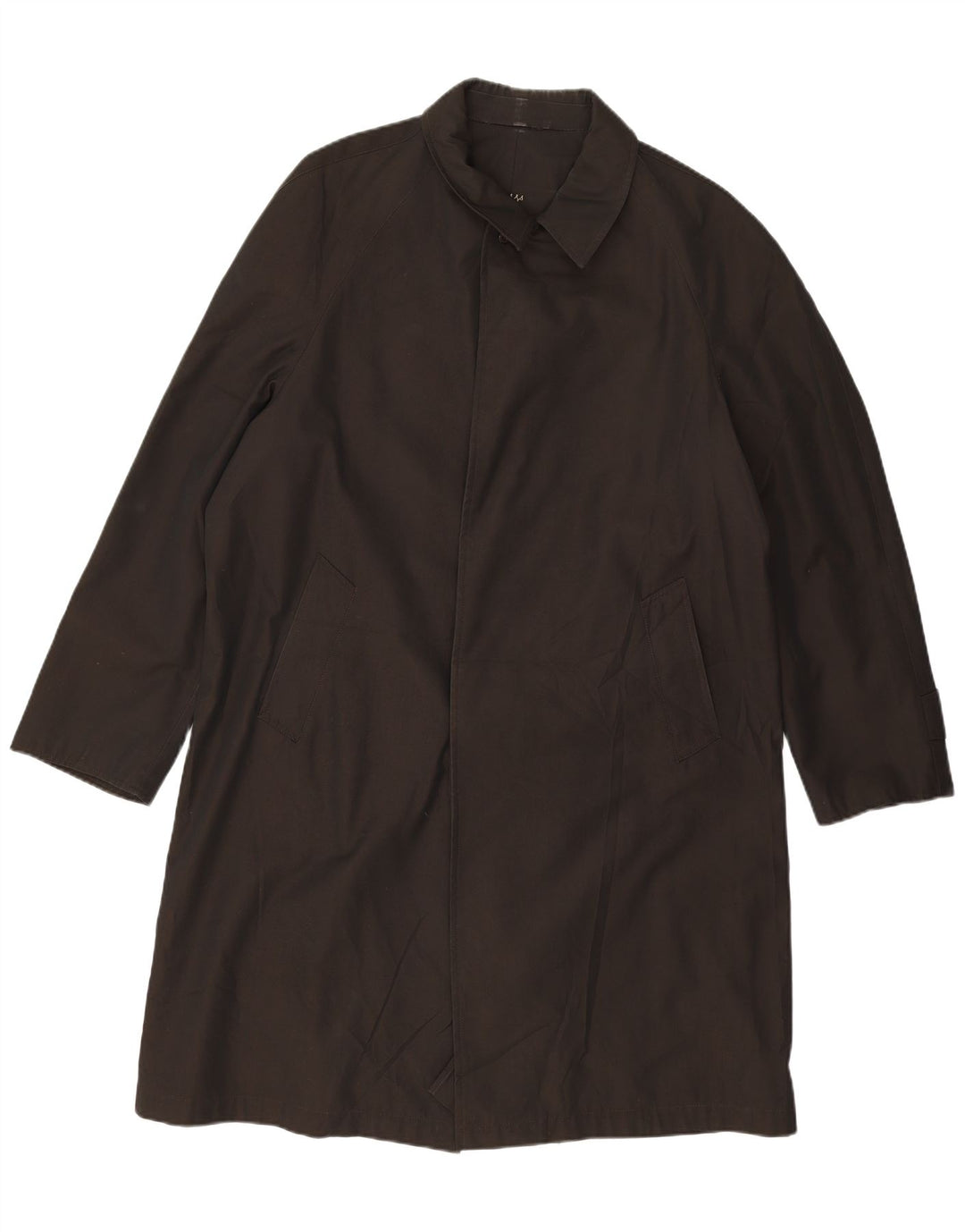 ВИНТАЖНОЕ Мужское Пальто UK 40 Большое Черное