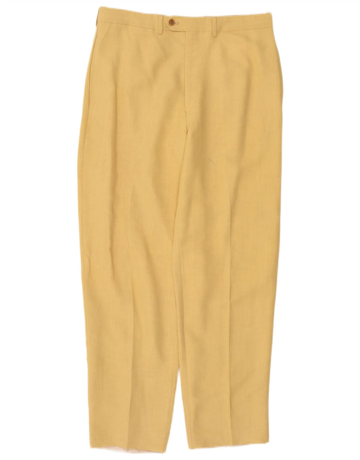 Мужской костюм из 2 предметов Missoni с 3 пуговицами IT 50, большой W34 L30, желтая вискоза