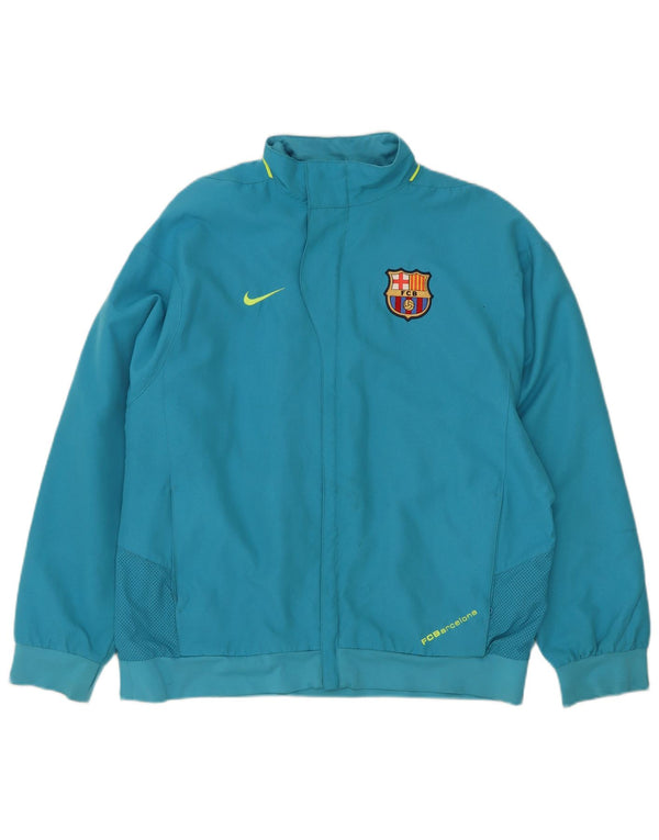 Спортивная куртка Nike Barcelona для мальчиков 13–14 лет, синий полиэстер, размер XL