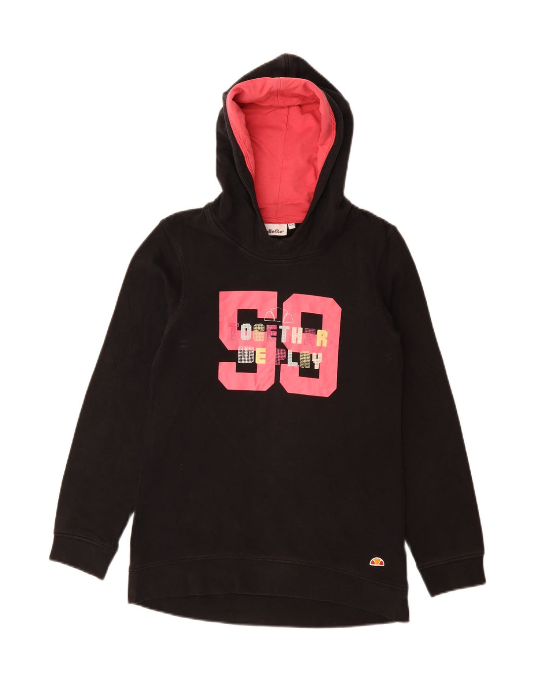 Толстовка с капюшоном ELLESSE для девочек 13-14 лет, черный
